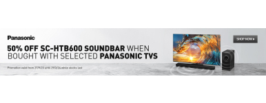 Panasonic Soundbar promotion